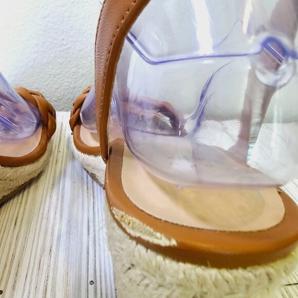 A New Day Women's Espadrille Wedge Heels Sandals Memory Foam Insoles- Women's 7 - Picture 6 of 8